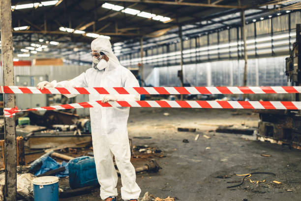 Professional Unattended Death Cleanup technician working in Mason, TN